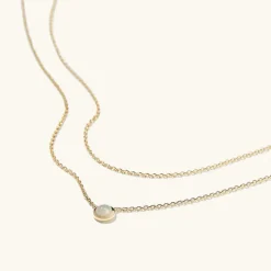Necklaces<Mejuri Layered Opal Necklace
