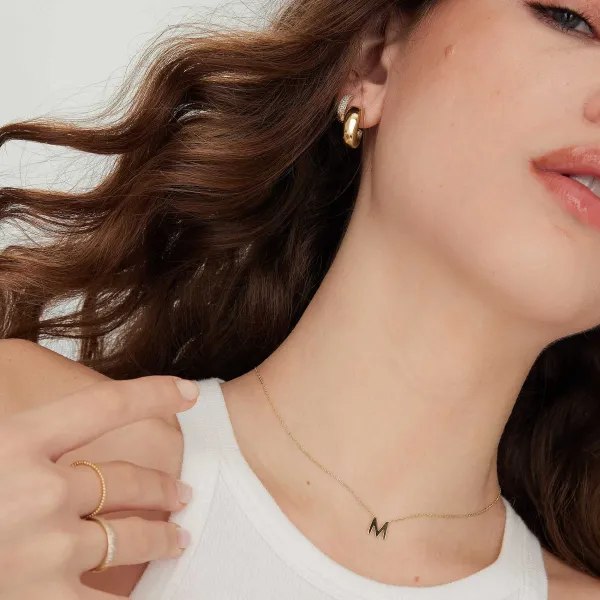 Necklaces<Mejuri Letter Necklace