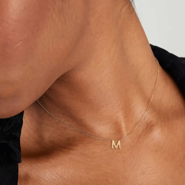 Necklaces<Mejuri Letter Necklace