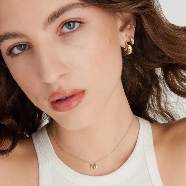 Necklaces<Mejuri Letter Necklace