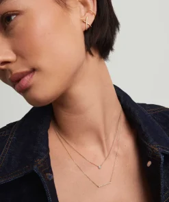 Necklaces<Mejuri Linear Diamond Necklace