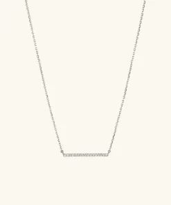 Necklaces<Mejuri Linear Diamond Necklace
