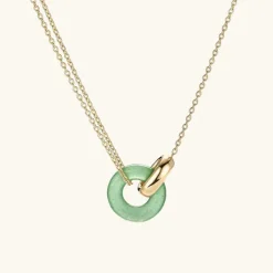 Necklaces<Mejuri Linked Gemstone Necklace