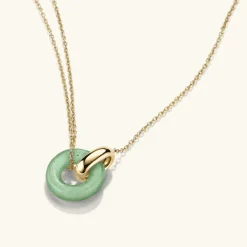 Necklaces<Mejuri Linked Gemstone Necklace