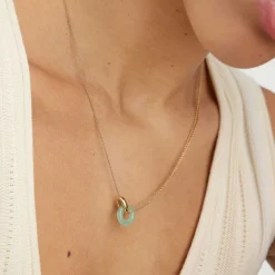 Necklaces<Mejuri Linked Gemstone Necklace