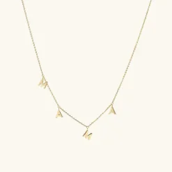 Necklaces<Mejuri Mama Letter Necklace