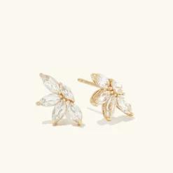 Earrings<Mejuri Marquise Topaz Earrings