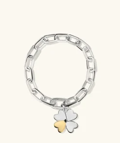 Bracelets<Mejuri X Ganni Clover Charm Bracelet
