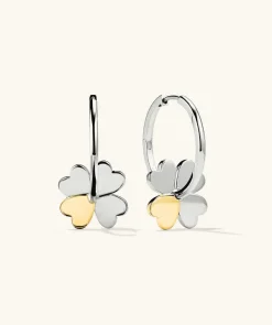 Earrings<Mejuri X Ganni Clover Convertible Hoops
