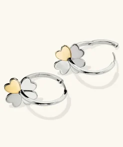 Earrings<Mejuri X Ganni Clover Convertible Hoops