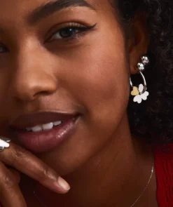 Earrings<Mejuri X Ganni Clover Convertible Hoops