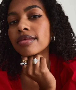 Rings<Mejuri X Ganni Clover Wrap Ring