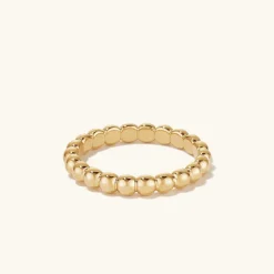 Rings<Mejuri Metallic Sphere Ring