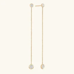 Earrings<Mejuri Micro-Pav Diamond Rivi Re Earrings