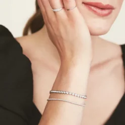 Bracelets<Mejuri Micro-Pav Diamond Rivi Re Bracelet