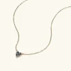 Necklaces<Mejuri Mini Heart Pav Diamond Necklace