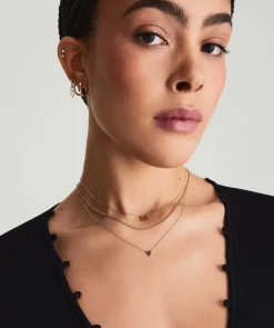 Necklaces<Mejuri Mini Heart Pav Diamond Necklace