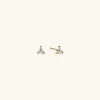 Earrings<Mejuri Mini Lotus Diamond Studs
