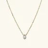 Necklaces<Mejuri Mini Pear Diamond Necklace