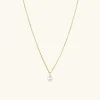 Necklaces<Mejuri Mini Pearl Pendant Necklace
