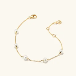 Bracelets<Mejuri Mini Pearl Satellite Bracelet