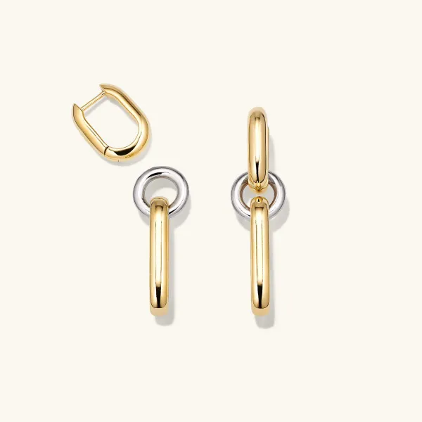 Earrings<Mejuri Mixed Convertible Link Earrings