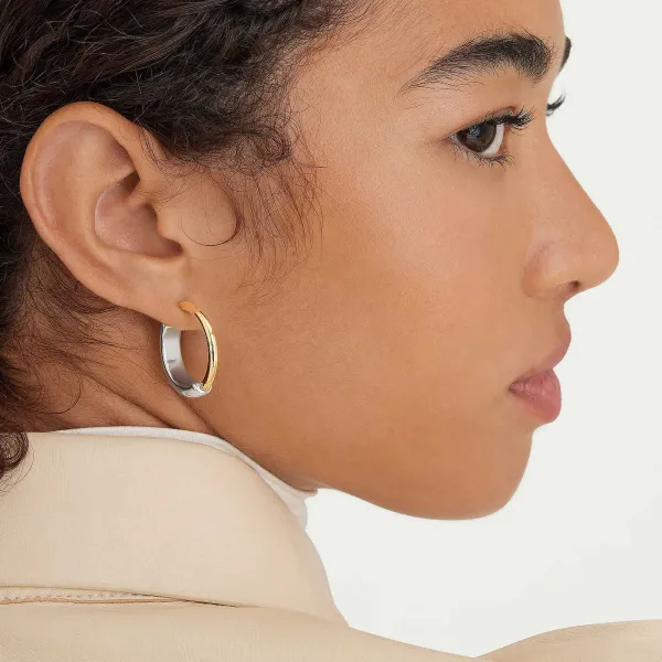 Earrings<Mejuri Mixed Large Tube Hoops