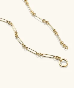 Necklaces<Mejuri Mixed Link Paperclip Chain Charm Necklace