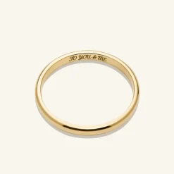 Rings<Mejuri 2Mm Smooth Band