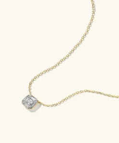 Necklaces<Mejuri Mosaic Cushion Diamond Necklace