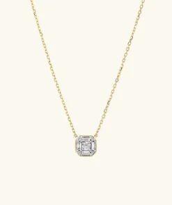 Necklaces<Mejuri Mosaic Cushion Diamond Necklace