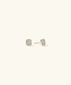 Earrings<Mejuri Mosaic Cushion Diamond Studs