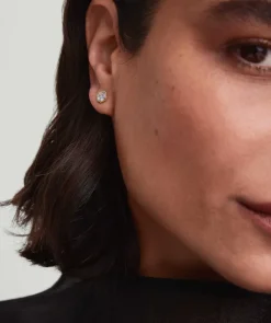 Earrings<Mejuri Mosaic Cushion Diamond Studs