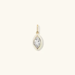 Necklaces<Mejuri Mosaic Enamel Marquise Pendant