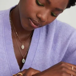 Necklaces<Mejuri Mosaic Enamel Marquise Pendant