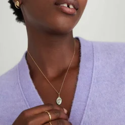 Necklaces<Mejuri Mosaic Enamel Marquise Pendant
