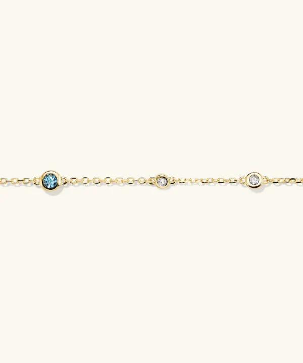 Bracelets<Mejuri Multi Gemstone Station Bracelet