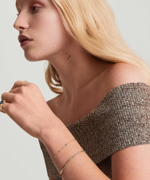 Bracelets<Mejuri Multi Gemstone Station Bracelet