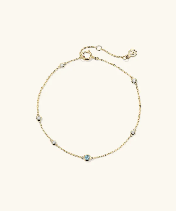 Bracelets<Mejuri Multi Gemstone Station Bracelet
