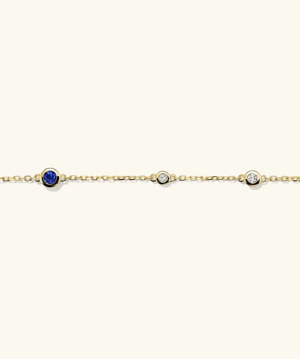 Bracelets<Mejuri Multi Gemstone Station Bracelet