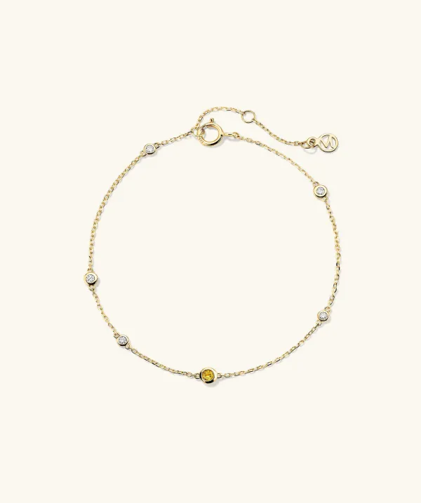 Bracelets<Mejuri Multi Gemstone Station Bracelet