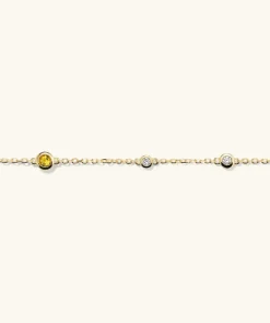 Bracelets<Mejuri Multi Gemstone Station Bracelet