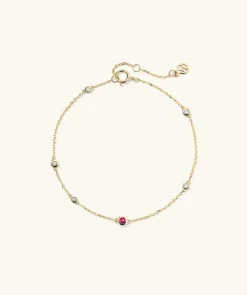 Bracelets<Mejuri Multi Gemstone Station Bracelet
