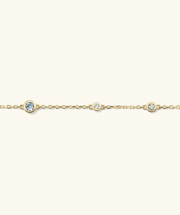 Bracelets<Mejuri Multi Gemstone Station Bracelet