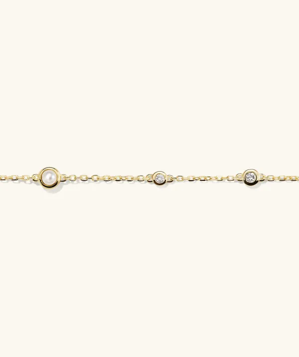 Bracelets<Mejuri Multi Gemstone Station Bracelet