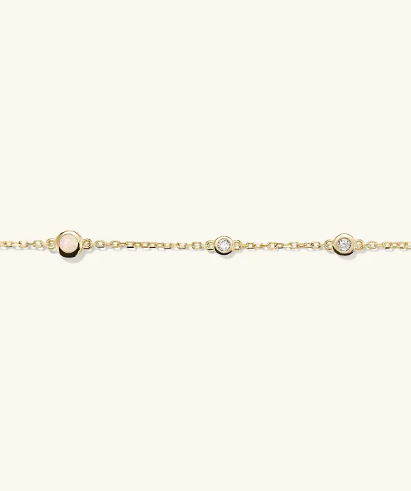 Bracelets<Mejuri Multi Gemstone Station Bracelet