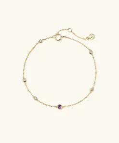 Bracelets<Mejuri Multi Gemstone Station Bracelet