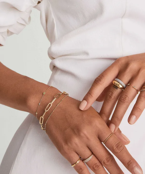 Bracelets<Mejuri Multi Gemstone Station Bracelet