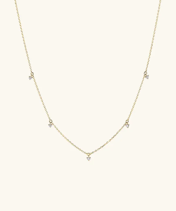 Necklaces<Mejuri Multi Station Diamond Necklace