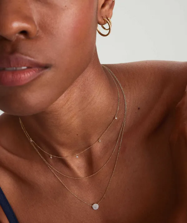 Necklaces<Mejuri Multi Station Diamond Necklace
